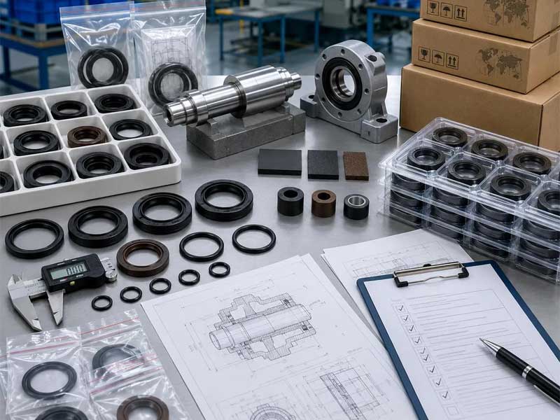 Precision rubber components manufactured by Mirak